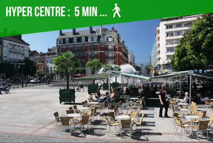 La Dolce Vita -T2 52M2- Dernier Etage- Terrasse-Parking-Wifi Fibre Leilighet Tarbes Eksteriør bilde